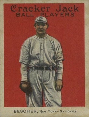 1914 Cracker Jack BESCHER, New York-Nationals #110 Baseball Card
