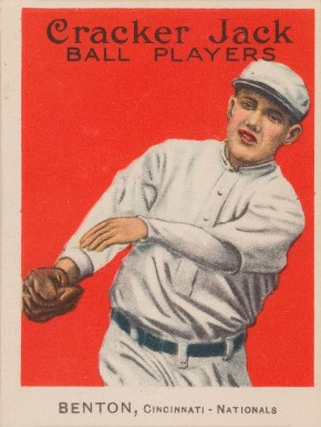 1914 Cracker Jack BENTON, Cincinnati-Nationals #97 Baseball Card