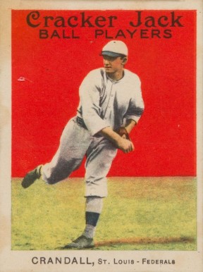 1914 Cracker Jack CRANDALL, St. Louis-Federals #67 Baseball Card