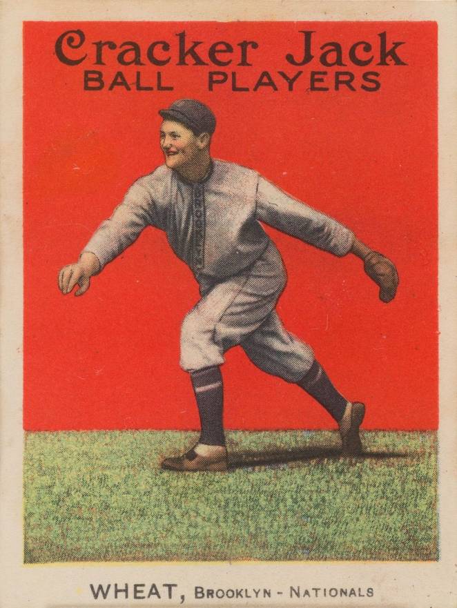 1914 Cracker Jack WHEAT, Brooklyn-Nationals #52 Baseball Card
