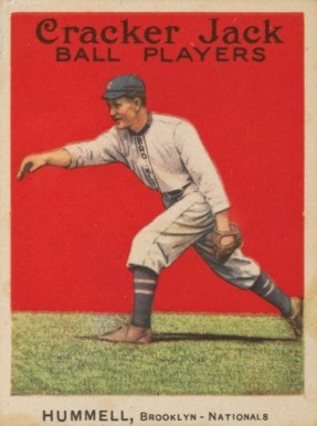 1914 Cracker Jack HUMMELL, Brooklyn-Nationals #50 Baseball Card