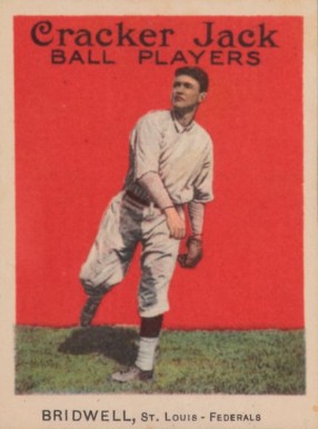 1914 Cracker Jack BRIDWELL, St. Louis-Federals #42 Baseball Card