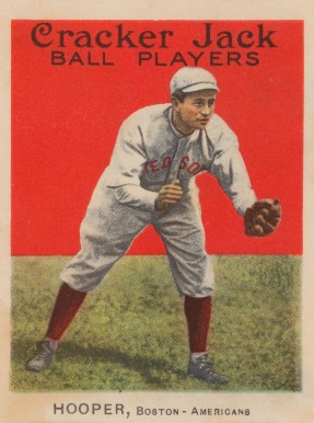 1914 Cracker Jack HOOPER, Boston-Americans #35 Baseball Card