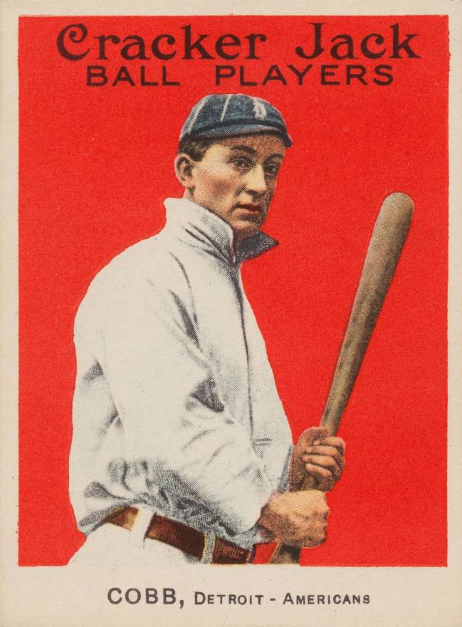 1914 Cracker Jack COBB, Detroit-Americans #30 Baseball Card