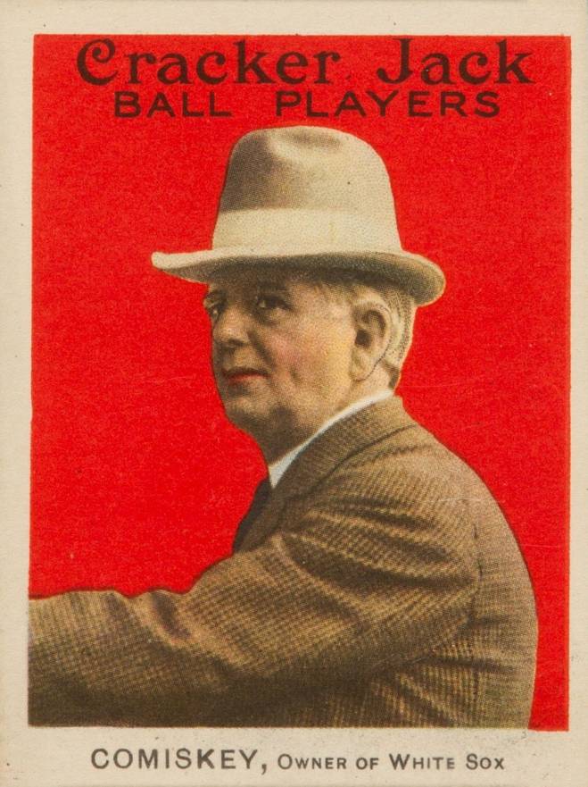 1914 Cracker Jack COMISKEY, Owner of White Sox #23 Baseball Card