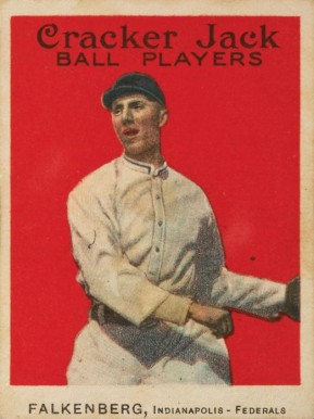 1914 Cracker Jack FALKENBERG, Indianapolis-Federals #20 Baseball Card
