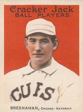 1914 Cracker Jack BRESNAHAN, Chicago-Nationals #17c Baseball Card