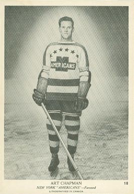 1939 O-Pee-Chee Art Champman #18 Hockey Card