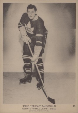 1939 O-Pee-Chee Bucko McDonald #13 Hockey Card