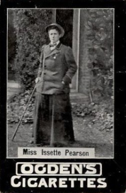1902 Ogden's Ltd. Tabs (Golf) Miss Issette Pearson # Golf Card