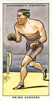 1931 W.A. & A.C. Churchman Sporting Celebrities Primo Carnera #12 Other Sports Card