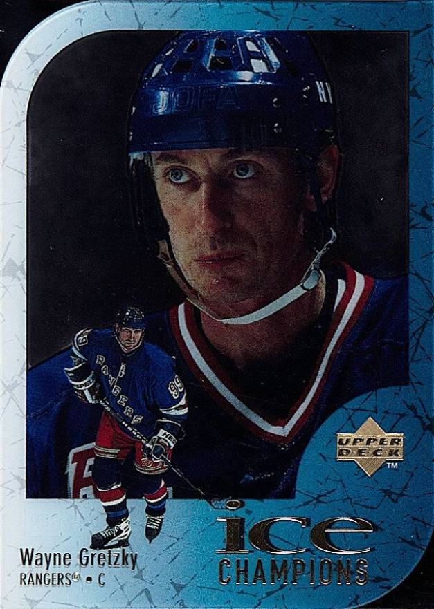 1997 Upper Deck Ice Champions Die-Cut Wayne Gretzky #IC1 Hockey Card