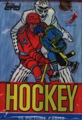 1980 Unopened Packs (1980's)  1984 Topps Wax Pack #84Twp Hockey Card