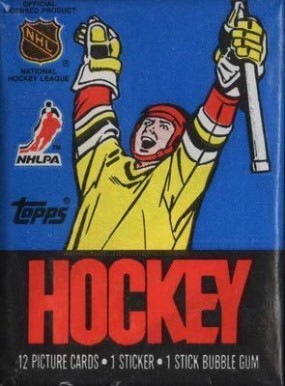 1980 Unopened Packs (1980's)  1988 Topps Wax Pack #88Twp Hockey Card