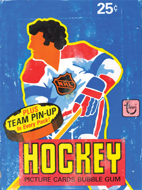 1980 Unopened Packs (1980's)  1980 Topps Wax Pack Box #80Twpb Hockey Card