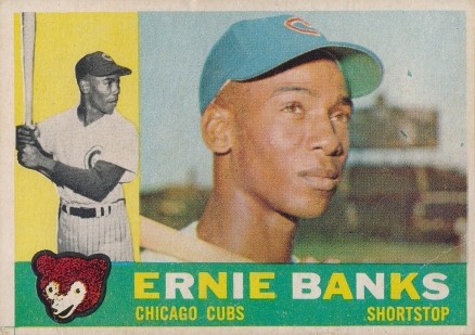 1960 Venezuela Topps Ernie Banks #10 Baseball Card