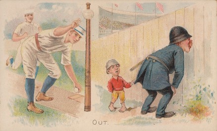 1893 W.Duke Sons & Co. Talk of the Diamond Out # Baseball Card