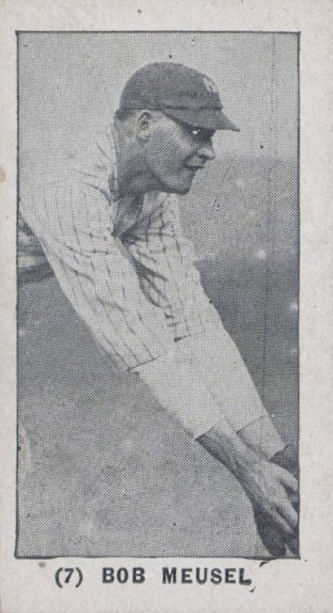1928 Strip Card Bob Meusel #7 Baseball Card