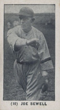 1928 Strip Card Joe Sewell #10 Baseball Card