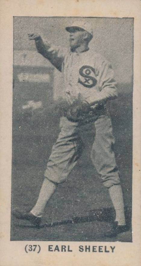 1928 Strip Card Earl Sheely #37 Baseball Card
