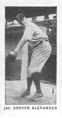 1928 Strip Card Grover Alexander #44 Baseball Card