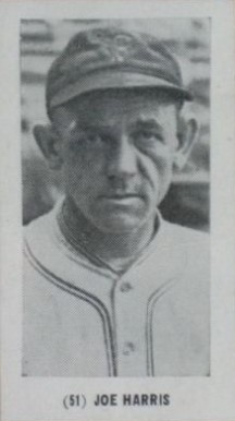 1928 Strip Card Joe Harris #51 Baseball Card