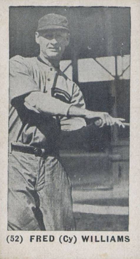 1928 Strip Card Fred (Cy) Williams #52 Baseball Card
