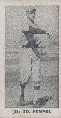 1928 Strip Card Ed Rommel #55 Baseball Card