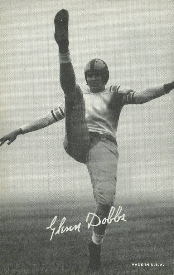 1948 Exhibits Glenn Dobbs # Football Card
