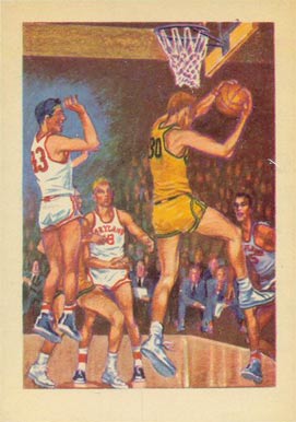 1956 Adventure Baskets + Rebounds = Points #8 Basketball Card
