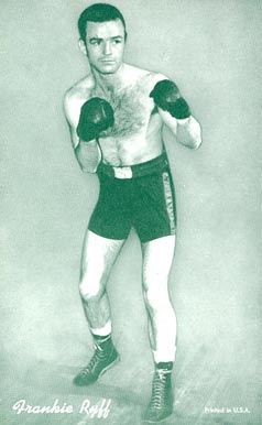 1948 Exhibits Boxing Frankie Ryff # Other Sports Card