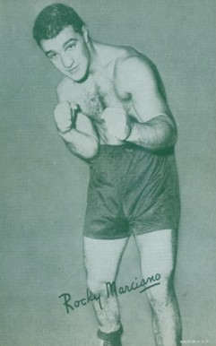 1948 Exhibits Boxing Rocky Marciano # Other Sports Card