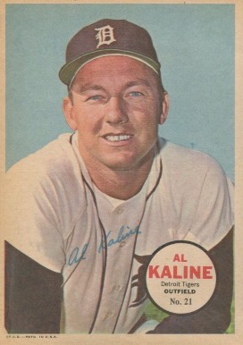 1967 Topps Pin-Ups Al Kaline #21 Baseball Card