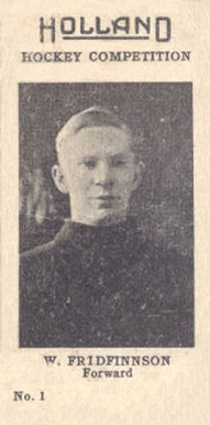 1924 Holland Creameries W. Fridfinnson #1 Hockey Card