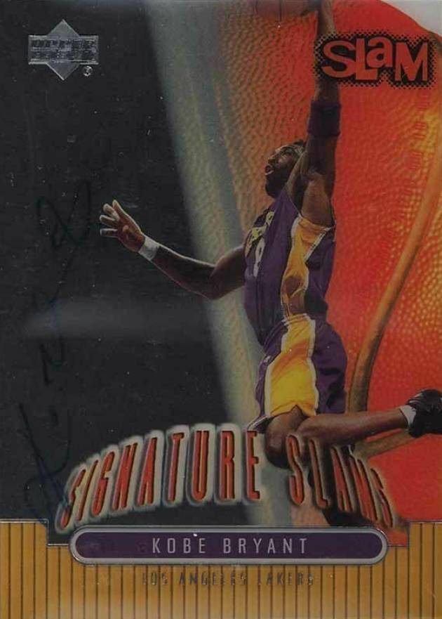 2000 Upper Deck Slam Signature Slams Kobe Bryant #KB Basketball Card