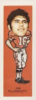 1974 Nabisco Sugar Daddy Jim Plunkett #9 Football Card
