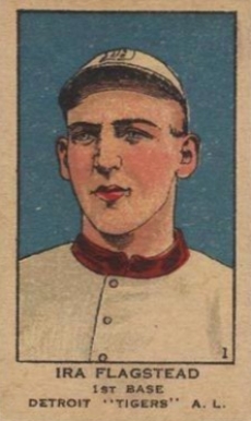 1919 Strip Card Ira Flagstead #1 Baseball Card