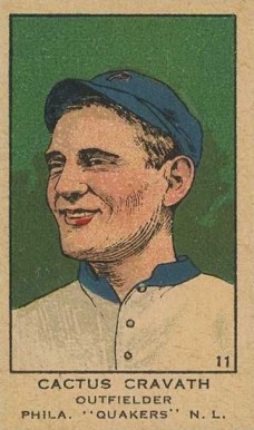 1919 Strip Card Cactus Cravath #11 Baseball Card
