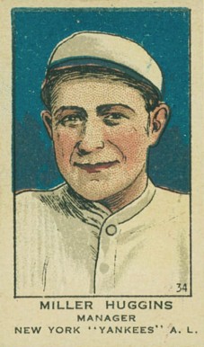 1919 Strip Card Miller Huggins #34 Baseball Card