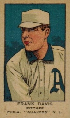 1919 Strip Card Frank Davis #48 Baseball Card
