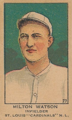 1919 Strip Card Milton Watson #77 Baseball Card