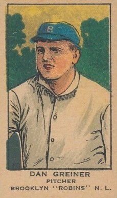 1919 Strip Card Dan Greiner #80 Baseball Card