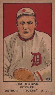 1919 Strip Card Jim Burke #89 Baseball Card