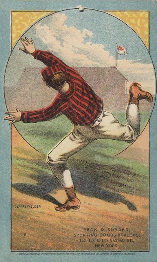 1882 Cosack & Co. Centre Fielder # Baseball Card