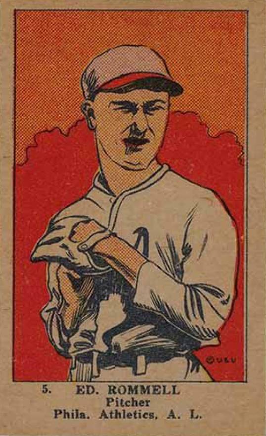 1923 Strip Card Ed Rommel #5 Baseball Card