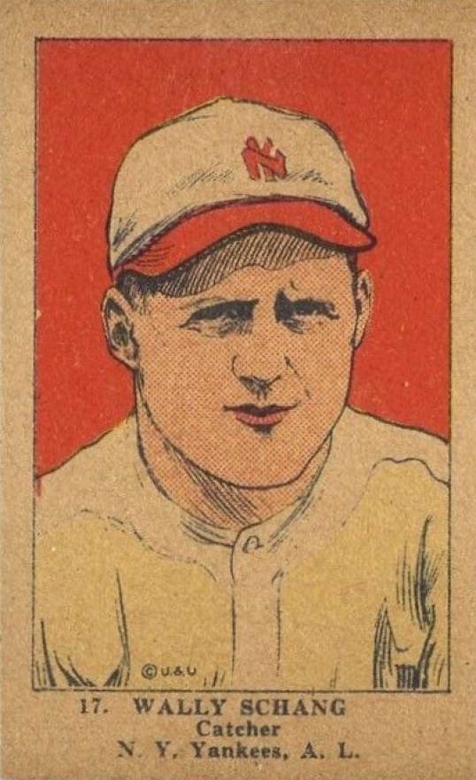 1923 Strip Card Wally Schang #17 Baseball Card