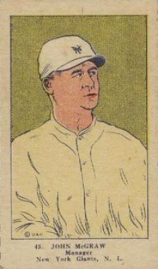 1923 Strip Card John McGraw #45 Baseball Card