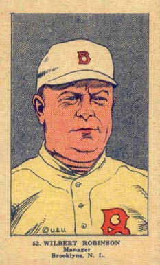1923 Strip Card Wilbert Robinson #53 Baseball Card