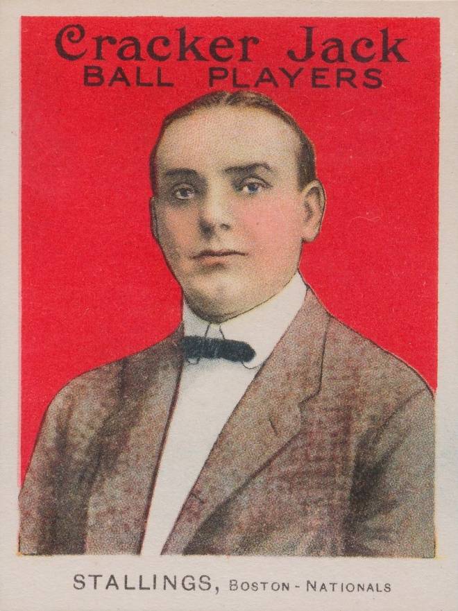 1915 Cracker Jack STALLINGS, Boston-Nationals #162 Baseball Card