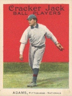 1915 Cracker Jack ADAMS, Pittsburgh-Nationals #63 Baseball Card